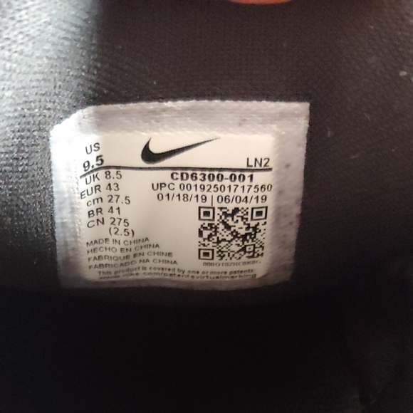 *SOLD*Nike Tiger Woods TW71 FastFit Black Men's - Picture 5 of 8